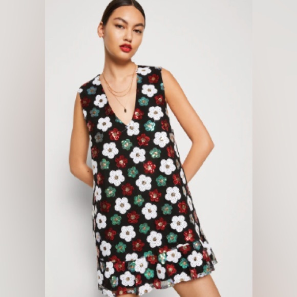 Sister Jane Hillside Sequin Mini Dress, sz XL, NWT - Picture 1 of 7
